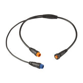 Garmin Transducer Y-cable 12-pin Orange + 8-pin  Blue